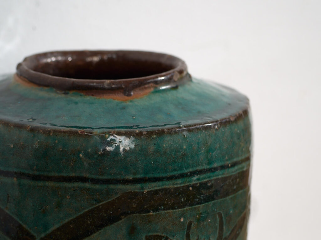 Antique green vase (c.1820) #24