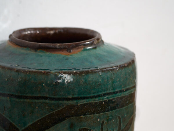 Vase vert ancien (c.1820) #24