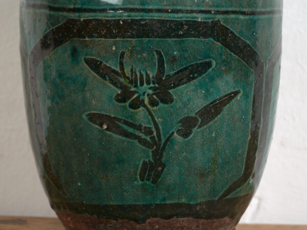 Vase vert ancien (c.1820) #24