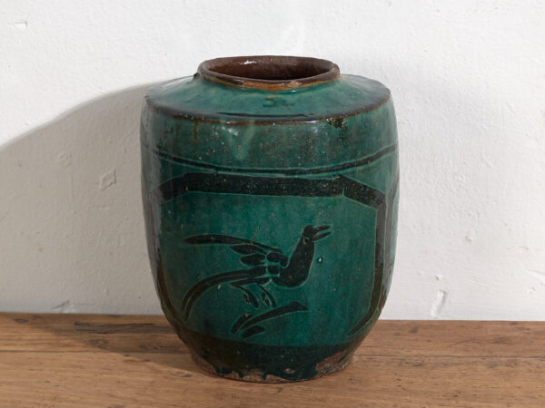 Vase vert ancien (c.1820) #24