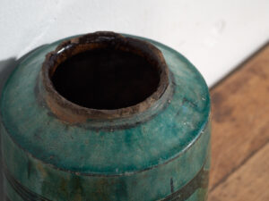 Vase ancien en jade vert (vers 1820) #29