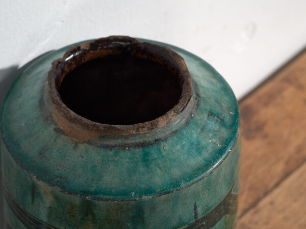 Antiguo jarrón de color verde jade (c.1820) #29