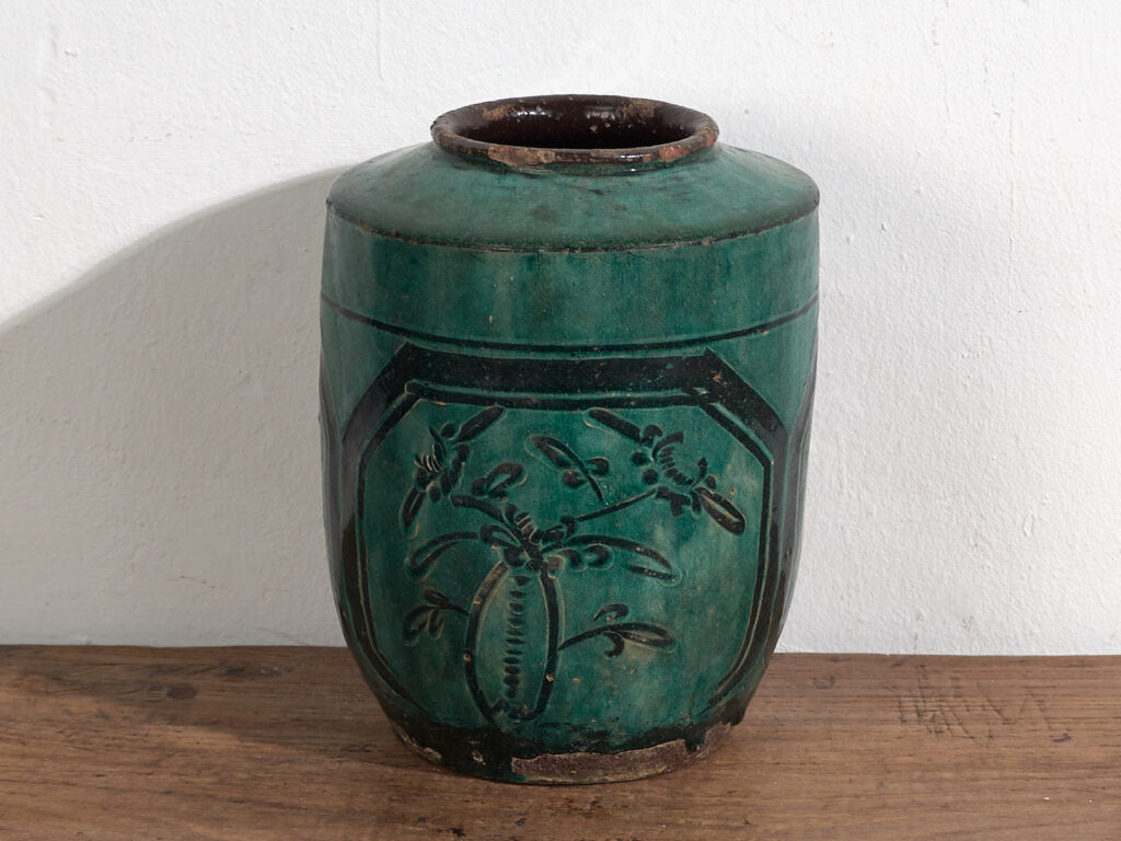 Antigua vasija con detalles vegetales (c.1820) #33