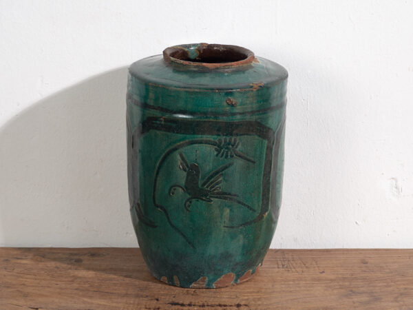 Vase émaillé ancien (vers 1820) #36