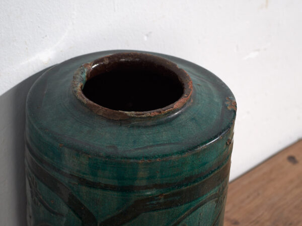 Vase émaillé ancien (vers 1820) #36