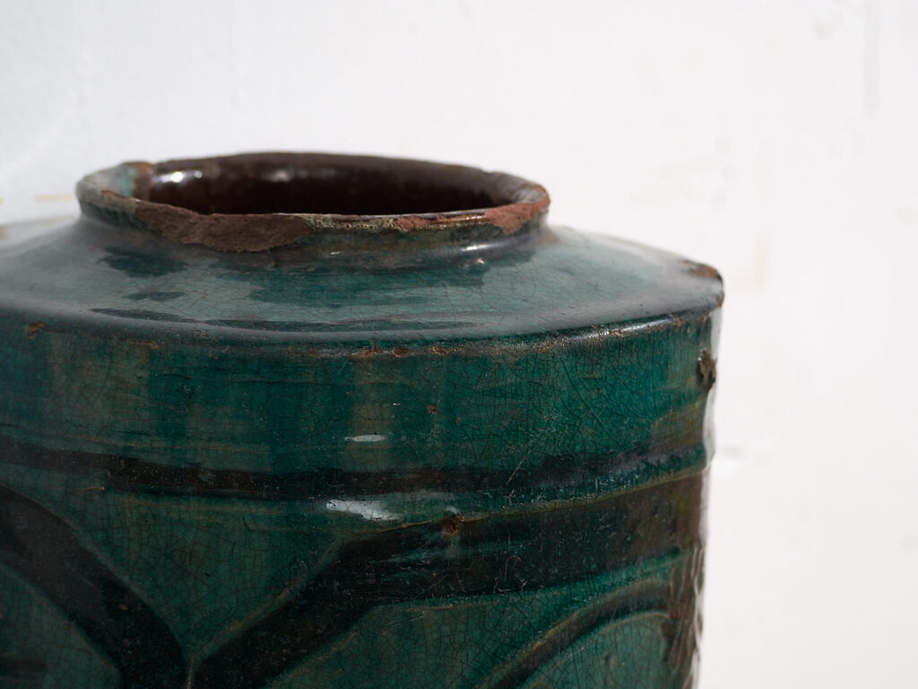 Antigua vasija esmaltada (c.1820) #36