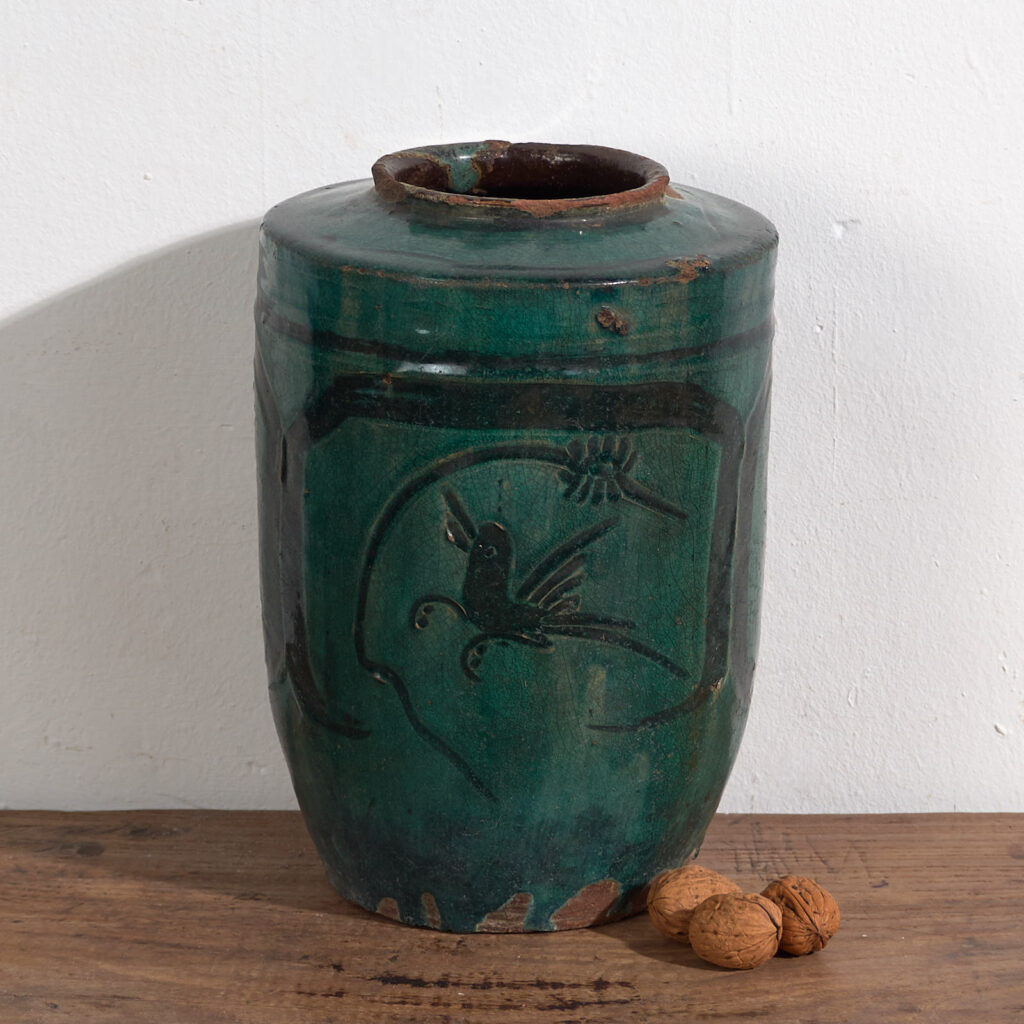 Antigua vasija esmaltada (c.1820) #36