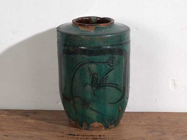 Vase émaillé ancien (vers 1820) #36
