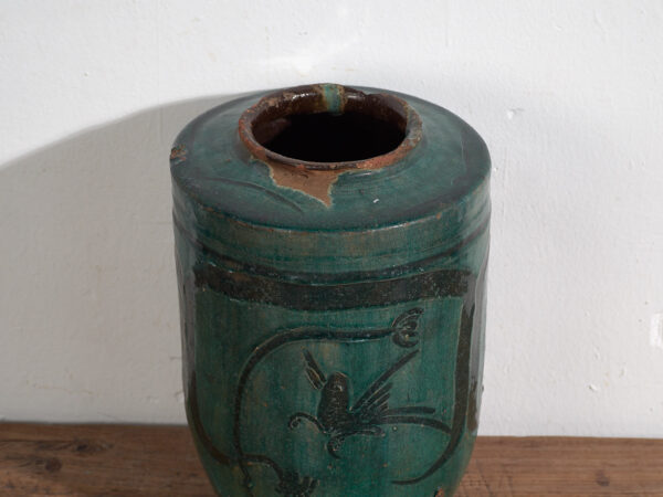 Vase émaillé ancien (vers 1820) #36