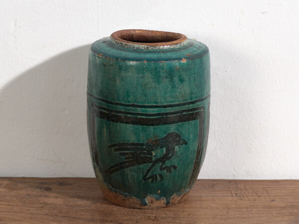 Vase vert ancien (vers 1820) #39