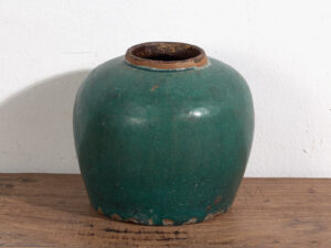 Antique glazed ceramic vase (c.1820) #14