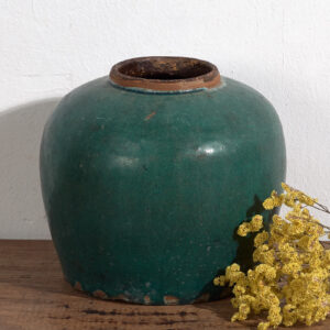 Antique glazed ceramic vase (c.1820) #14
