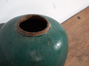 Antique glazed ceramic vase (c.1820) #14