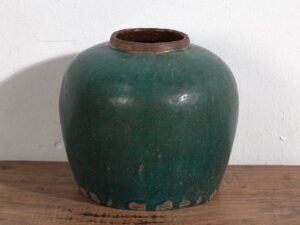 Antique glazed ceramic vase (c.1820) #14
