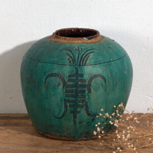 Antiguo jarrón de la dinastía Qing (c.1820) #15