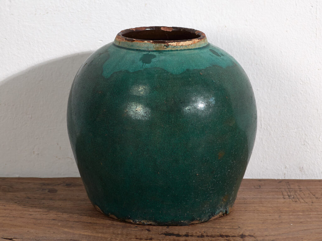 Antiguo jarrón de estilo wabi sabi (c.1820) #18