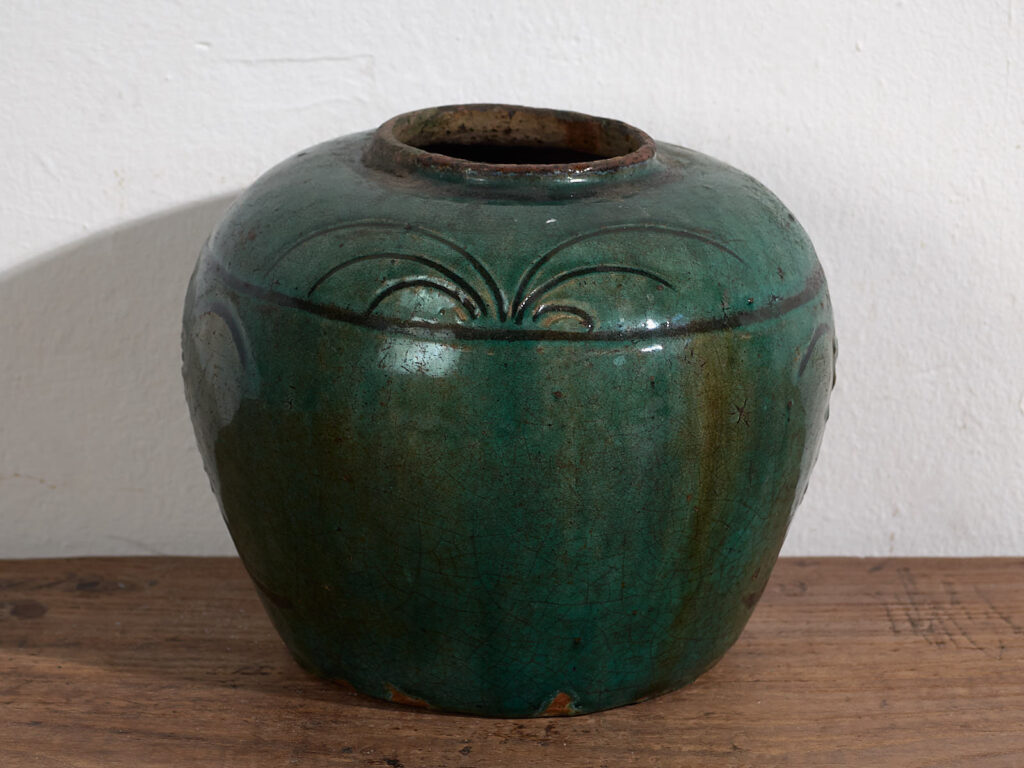 Pequeño jarrón chino antiguo (c.1820) #23