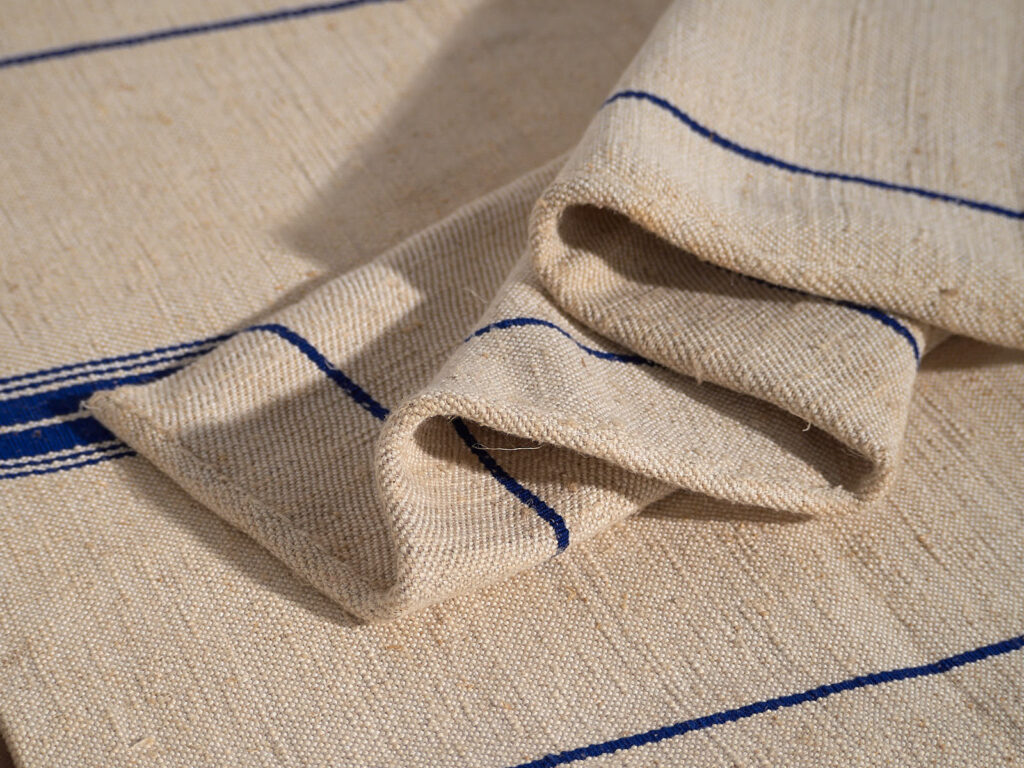 Cojines azules de lino antiguo #2