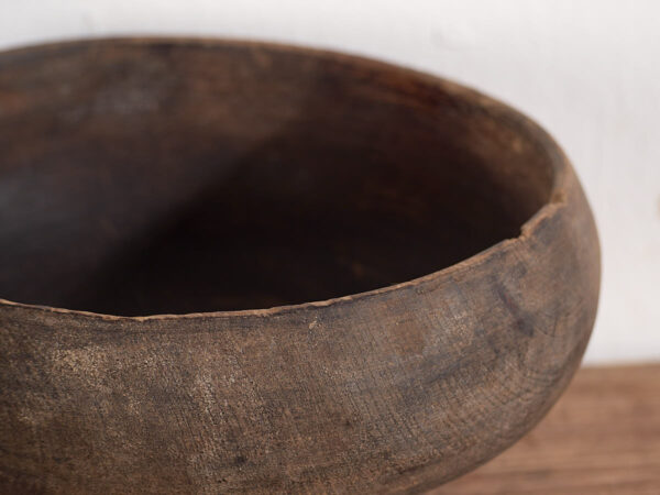 Pequeño cuenco antiguo de estilo primitivo (c.1900) #3