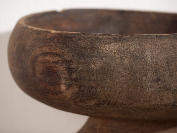 Pequeño cuenco antiguo de estilo primitivo (c.1900) #3