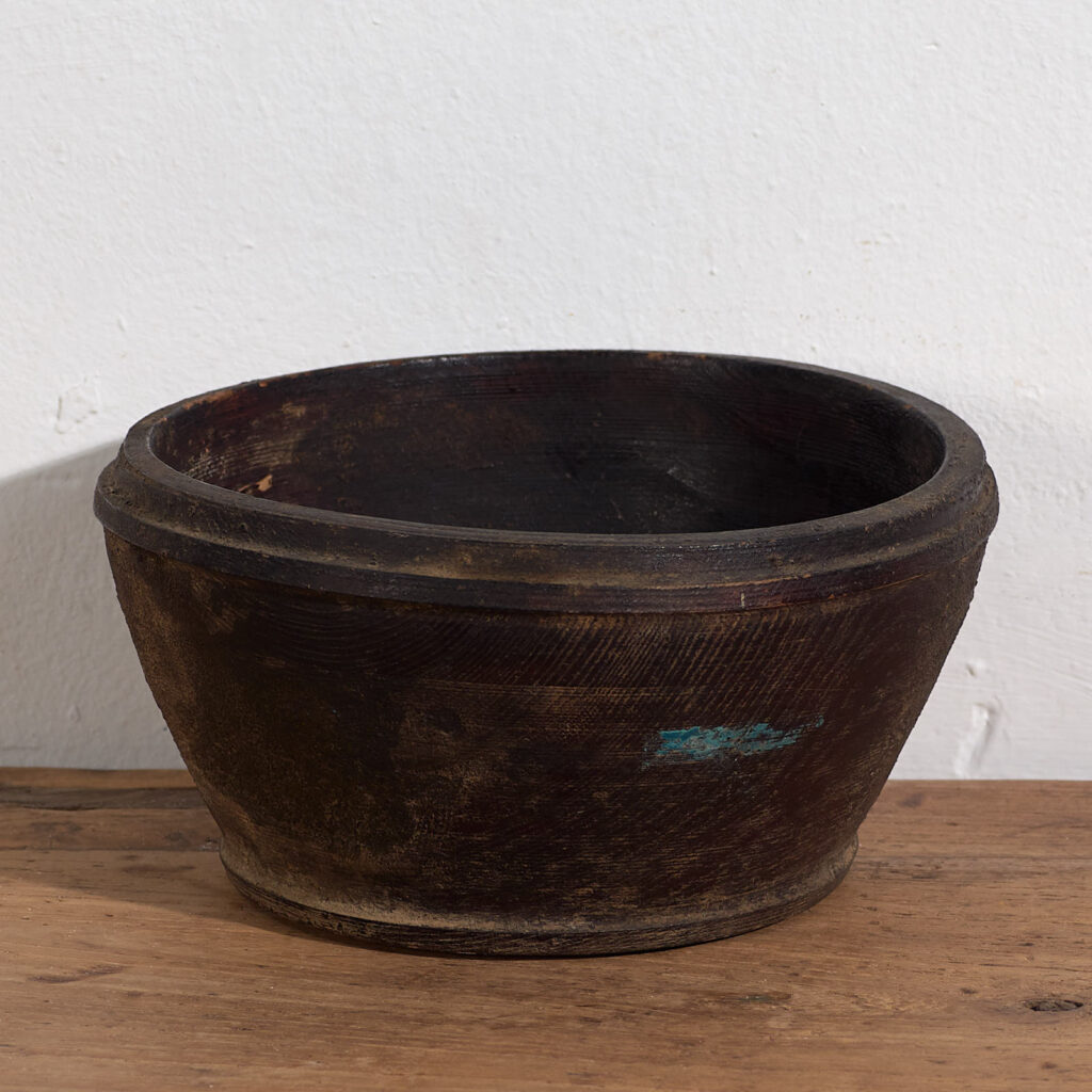 Dark patina antique bowl (c.1900) #37