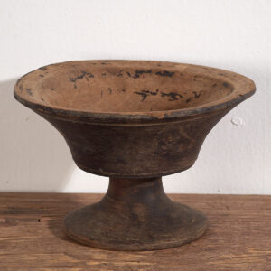 Bol ancien en bois massif tibétain (c.1900) #5