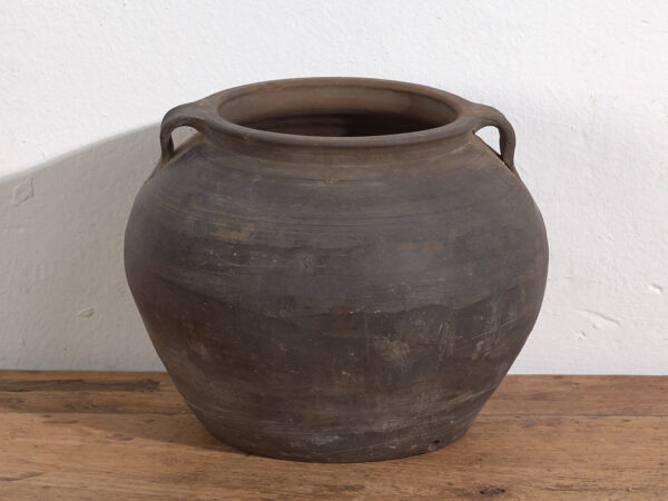 Antiguo jarrón de color gris (c.1900) #14