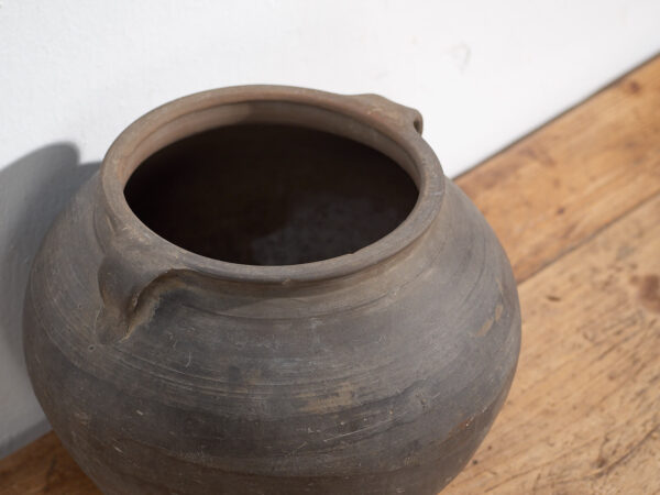 Antiguo jarrón de color gris (c.1900) #14