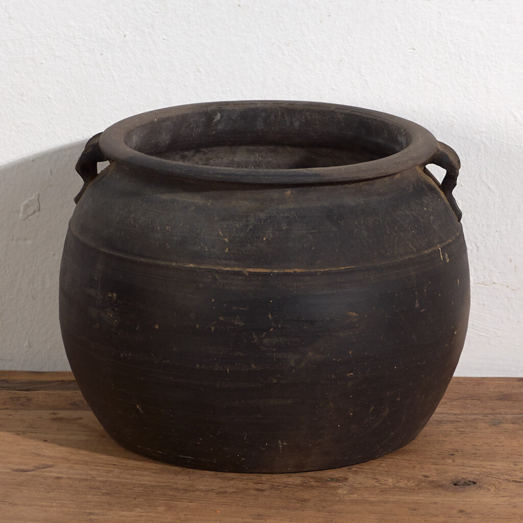 Petit récipient ancien en céramique (c.1900) #5