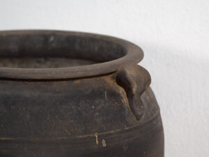 Petit récipient ancien en céramique (c.1900) #5