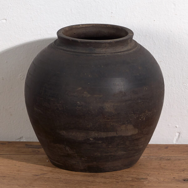 Jarrón de cerámica antiguo (c.1900) #12
