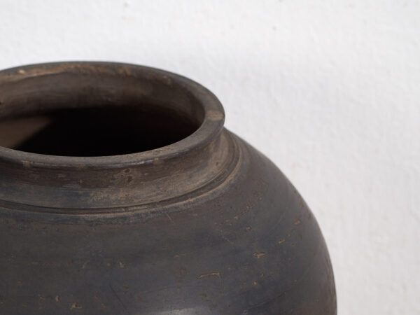 Jarrón de cerámica antiguo (c.1900) #12