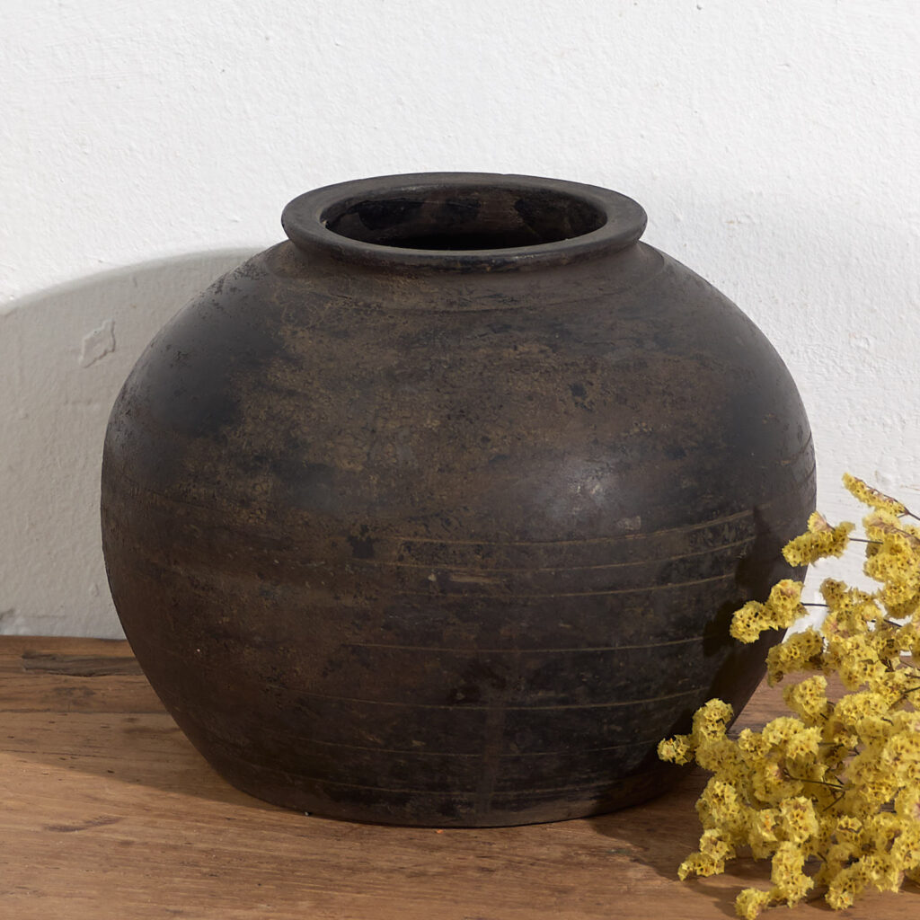 Jarrón antiguo de cerámica (c.1900) #17