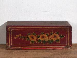 Caja china antigua con detalles florales (c.1900) #15