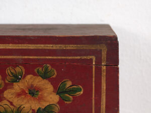 Caja china antigua con detalles florales (c.1900) #15