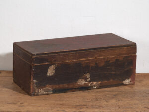 Caja china antigua con detalles florales (c.1900) #15