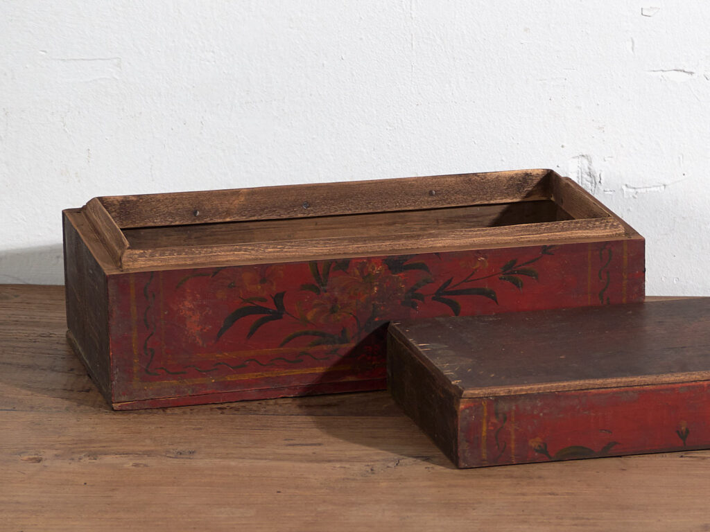 Pequeño estuche asiático antiguo (c.1900) #20