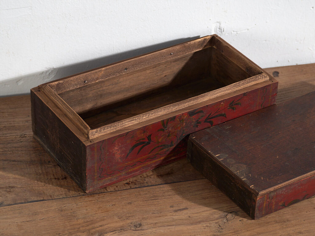 Pequeño estuche asiático antiguo (c.1900) #20