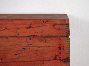 Cofre rojo antiguo (c.1900) #28