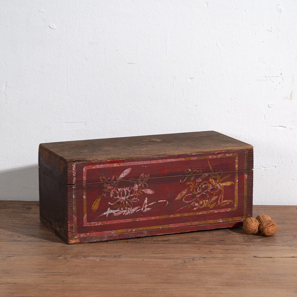 Antiguo cofre asiático (c.1900) #38