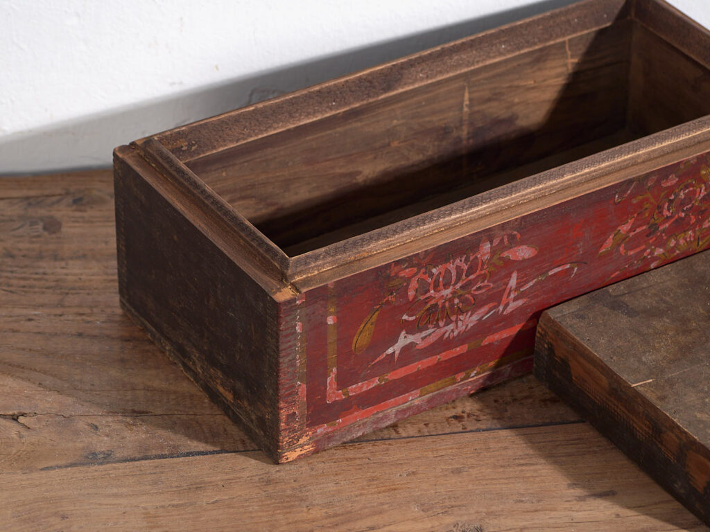 Antiguo cofre asiático (c.1900) #38