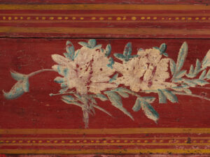 Pequeño cofre antiguo con motivos florales (c.1900) #39