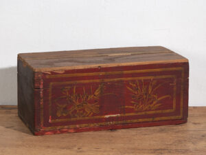 Antique red painted case (c.1900) #40