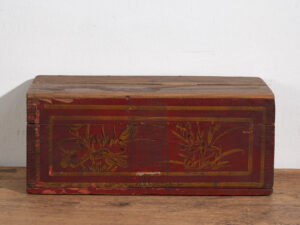 Antique red painted case (c.1900) #40