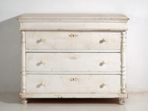 Cómoda blanca antigua (c.1900) #18