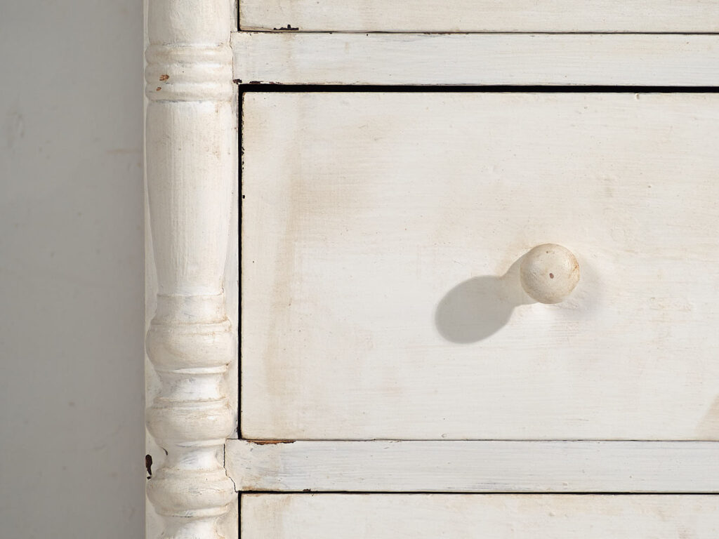 Cómoda blanca antigua (c.1900) #18