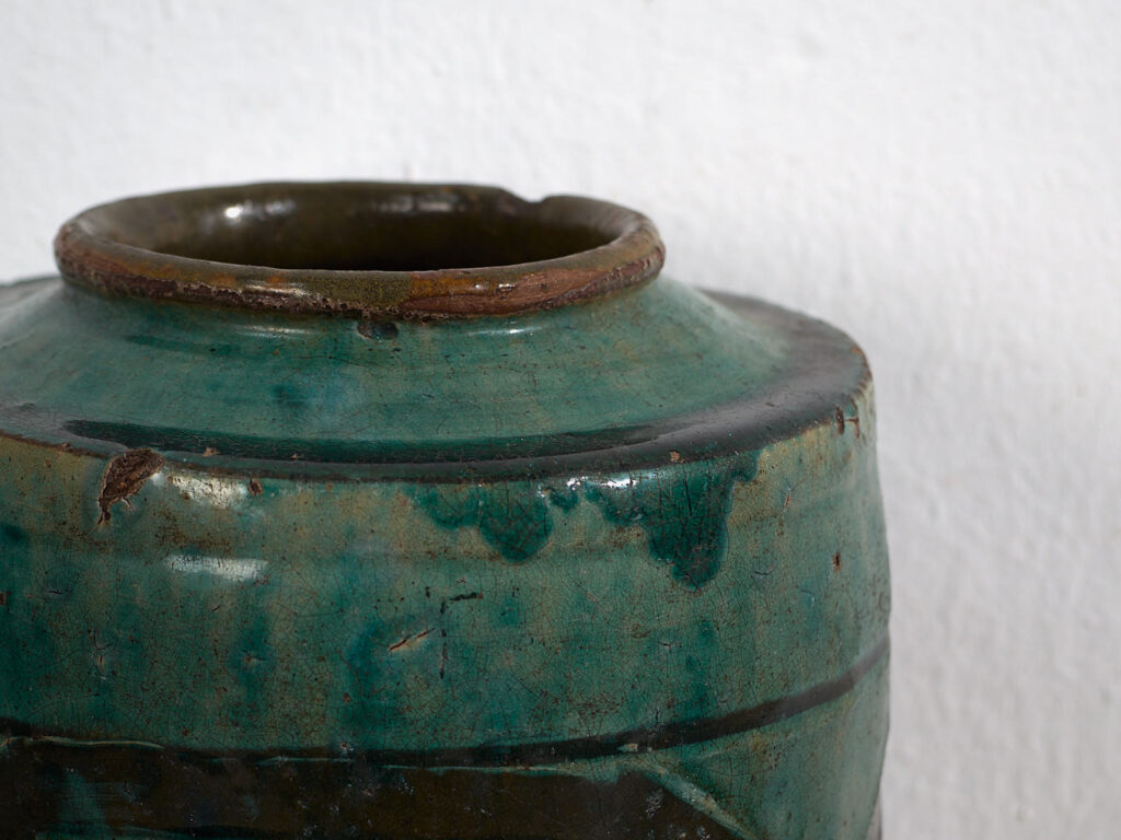 Vasija esmaltada antigua (c.1820) #16