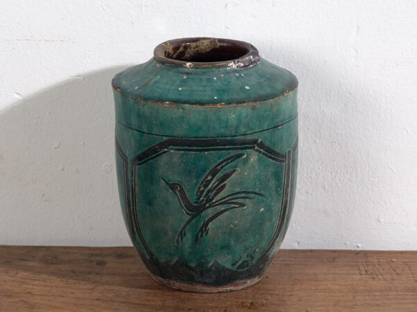 Antique Chinese vase with octagonal frames (c.1820) #19