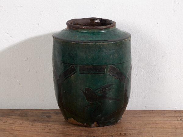 Antigua vasija esmaltada (c.1820) #21