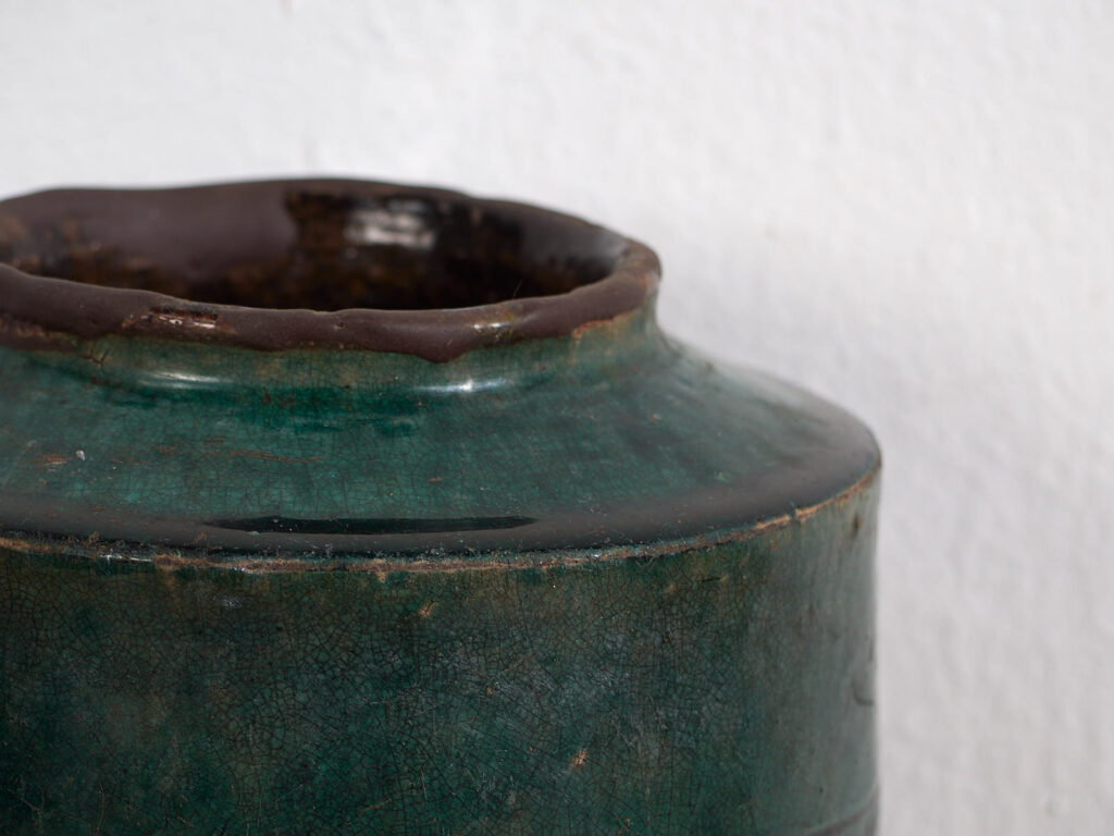 Vase émaillé ancien (c.1820) #21